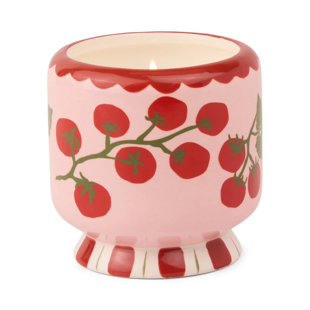 Adopo Ceramic Candle - Tomato Vine (Heirloom Tomato) - Simply Rye