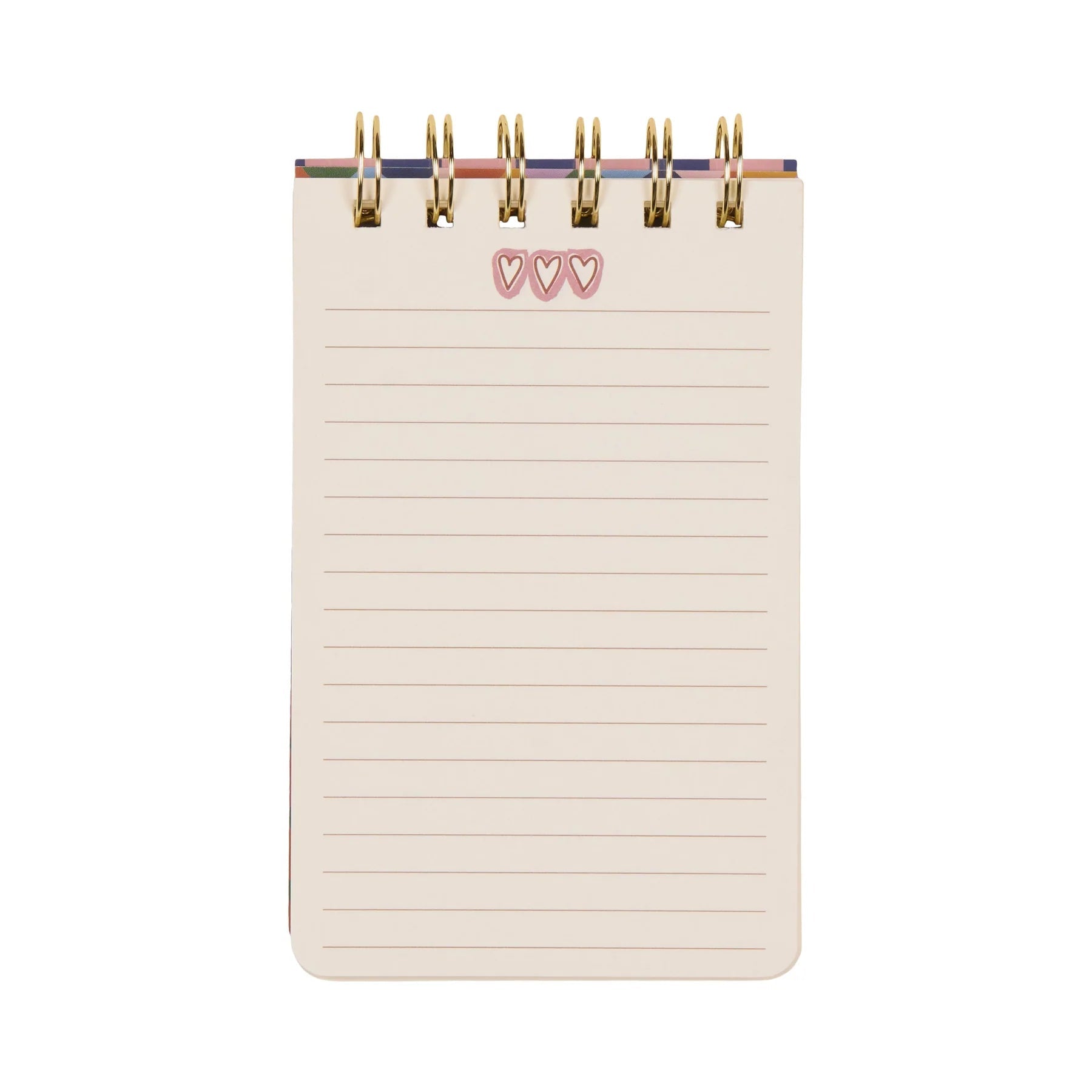 Adopo Hearts Wire Notepad - Simply Rye