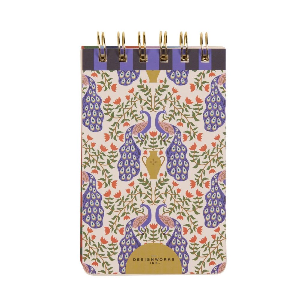 Adopo Peacock Wire Notepad - Simply Rye
