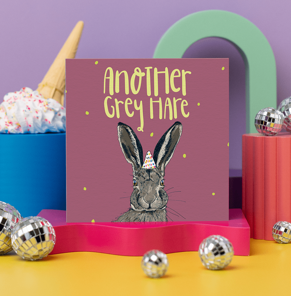 ‘Another Grey Hare’ Card - Simply Rye