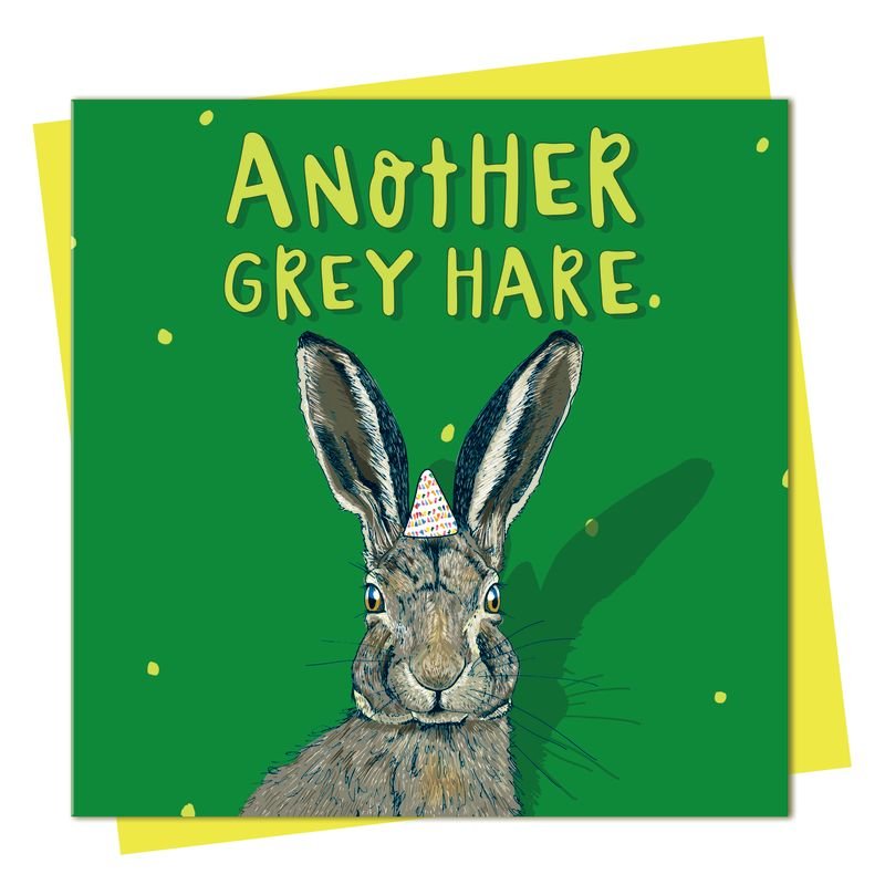‘Another Grey Hare’ Card - Simply Rye