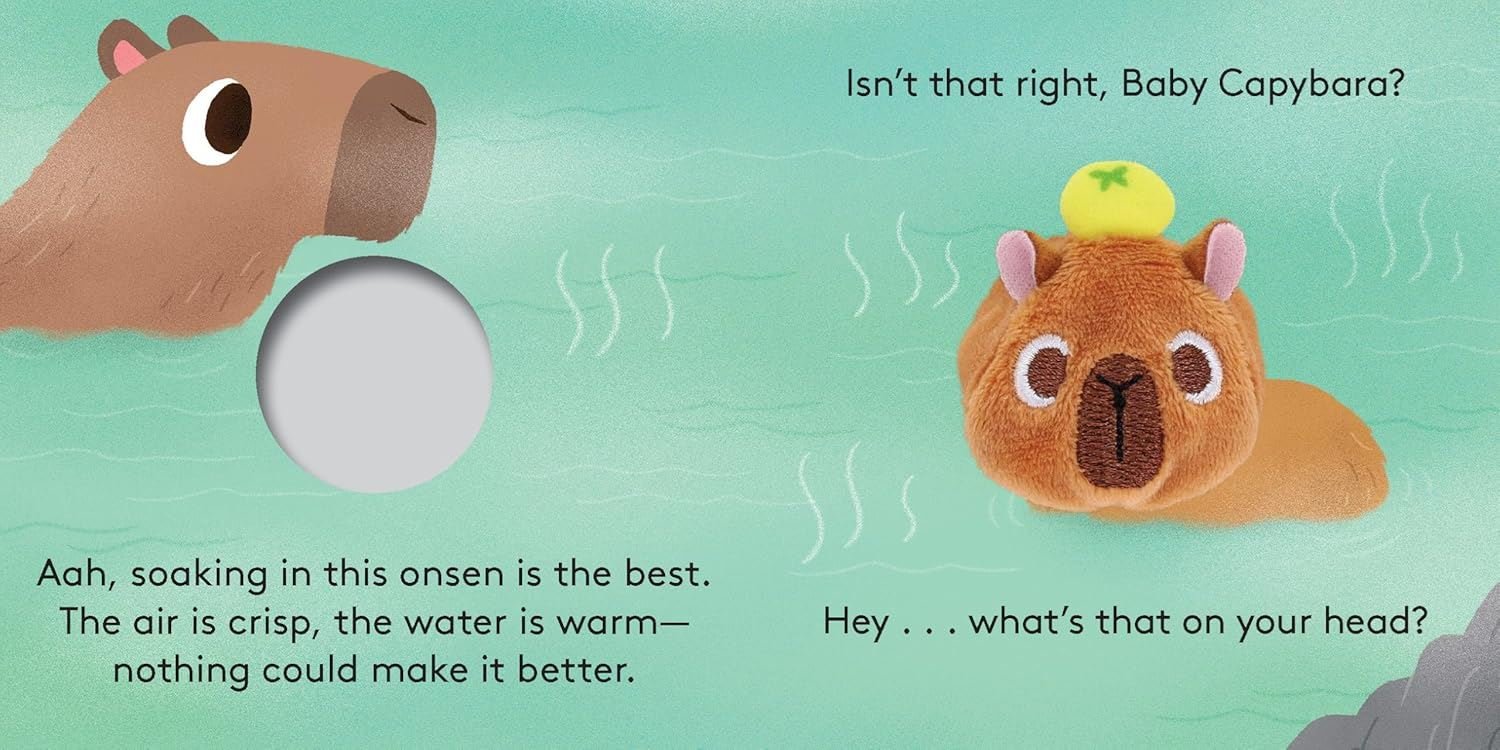 Baby Capybara Finger Puppet Book - Simply Rye