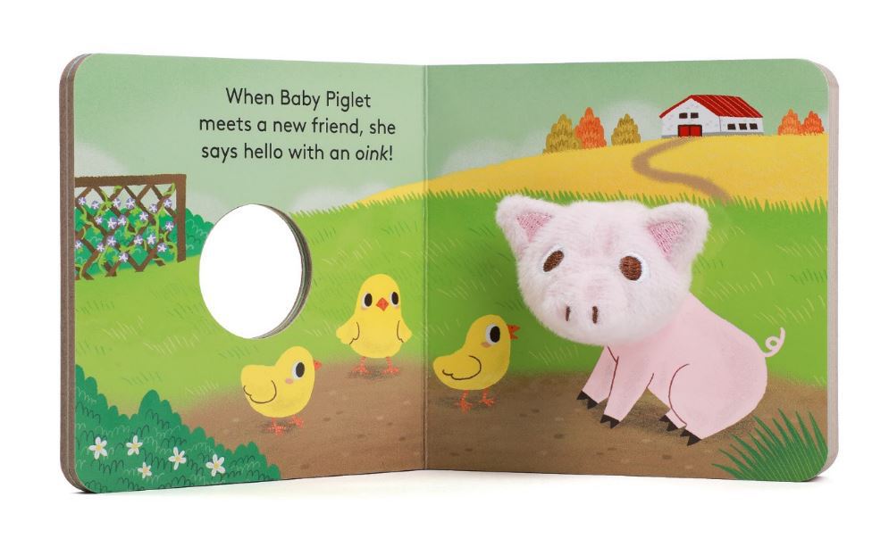 Baby Piglet Finger Puppet Book - Simply Rye