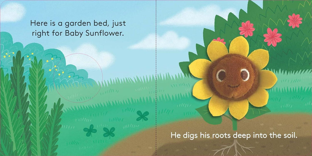 Baby Sunflower Finger Puppet Book - Simply Rye