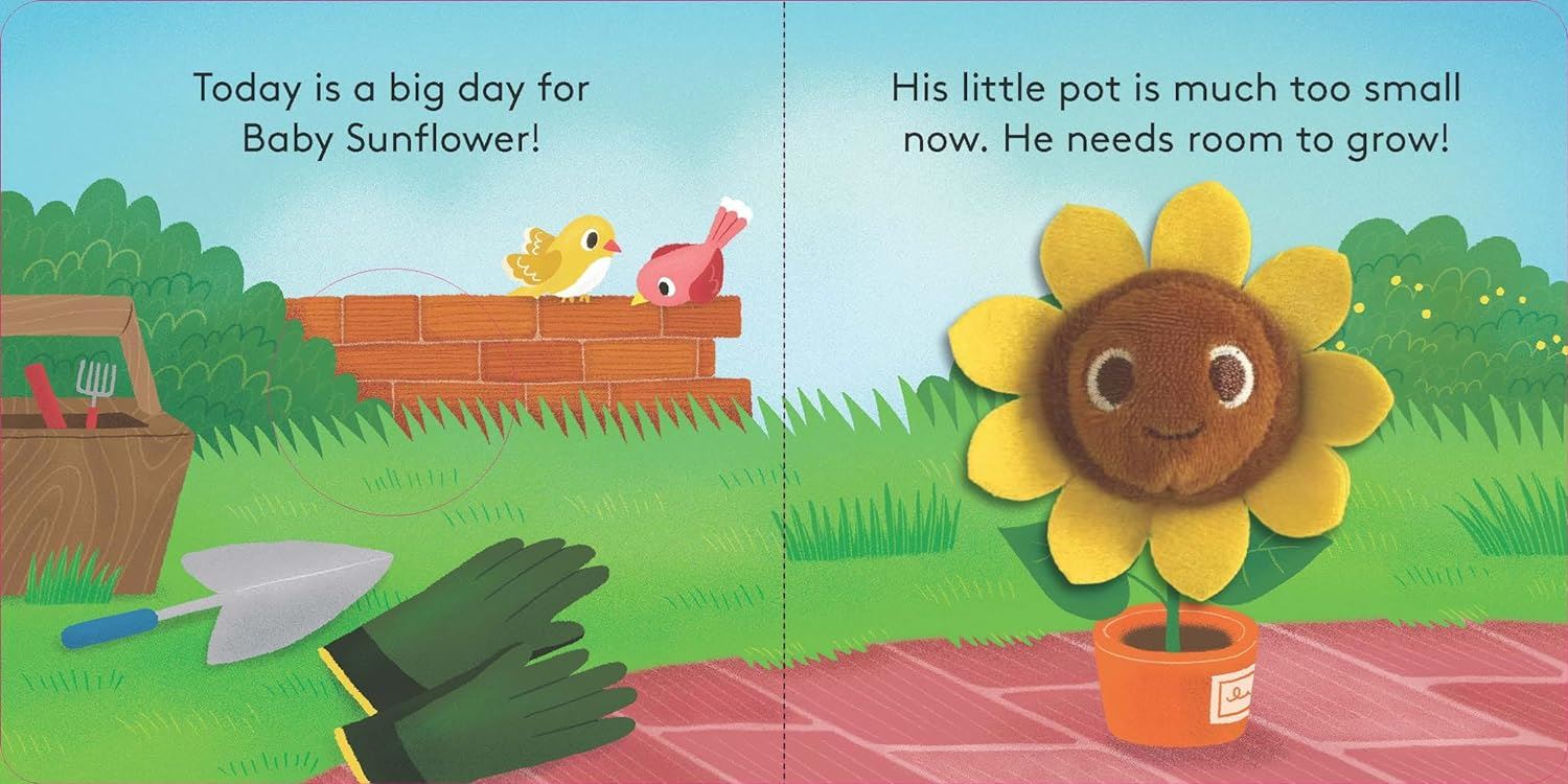 Baby Sunflower Finger Puppet Book - Simply Rye