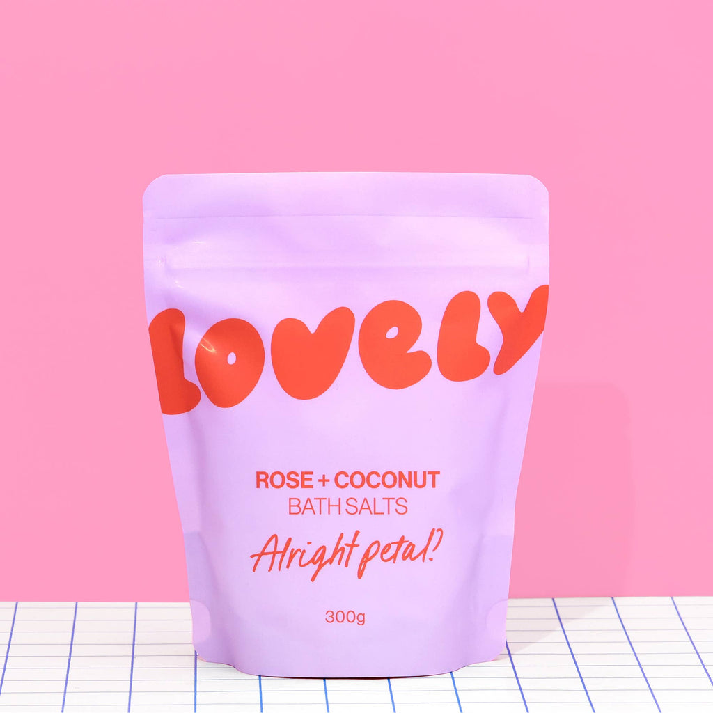 Lovely Bath Salts - Rose & Coconut