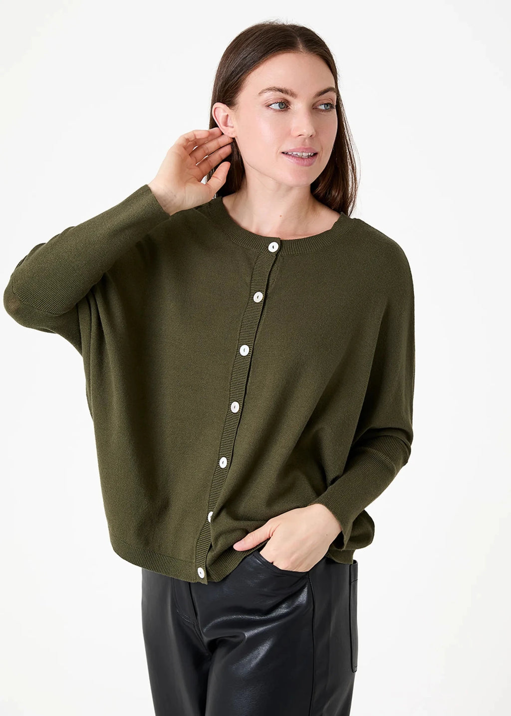Batwing Cardigan - Forest - Simply Rye