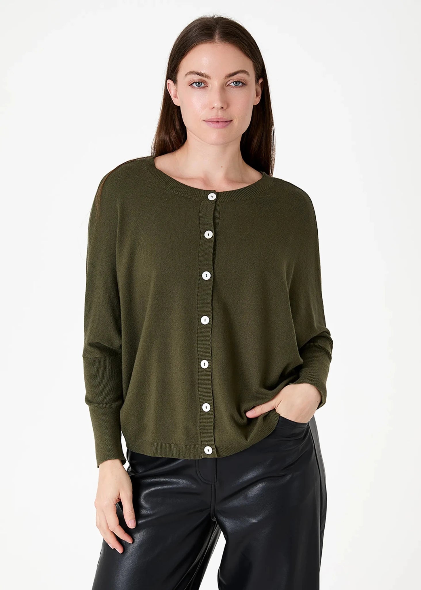 Batwing Cardigan - Forest - Simply Rye