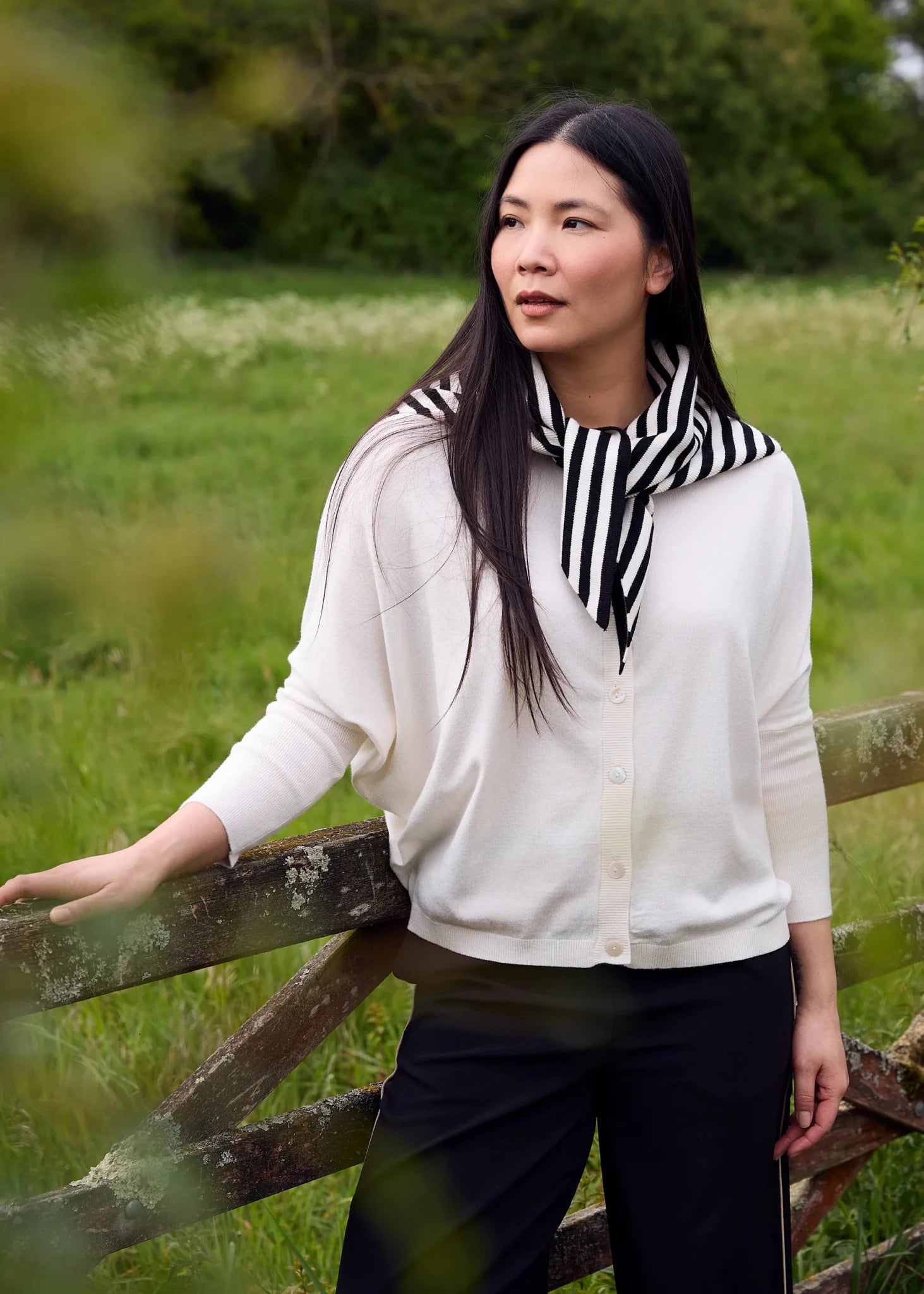 Batwing Cardigan - Ivory - Simply Rye