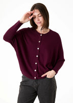 Batwing Cardigan - Merlot - Simply Rye