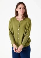 Batwing Cardigan - Moss Green - Simply Rye