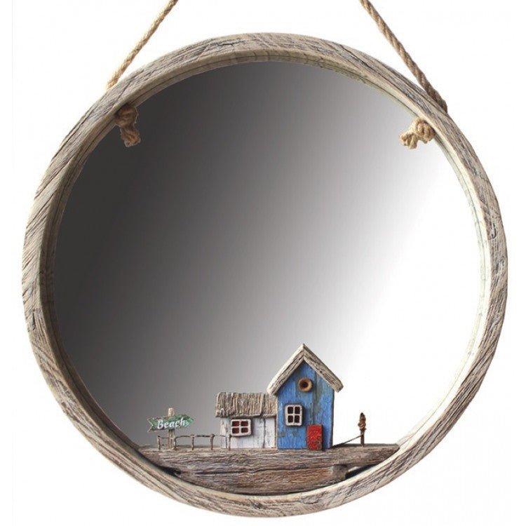 Beach Hut Mirror - Simply Rye