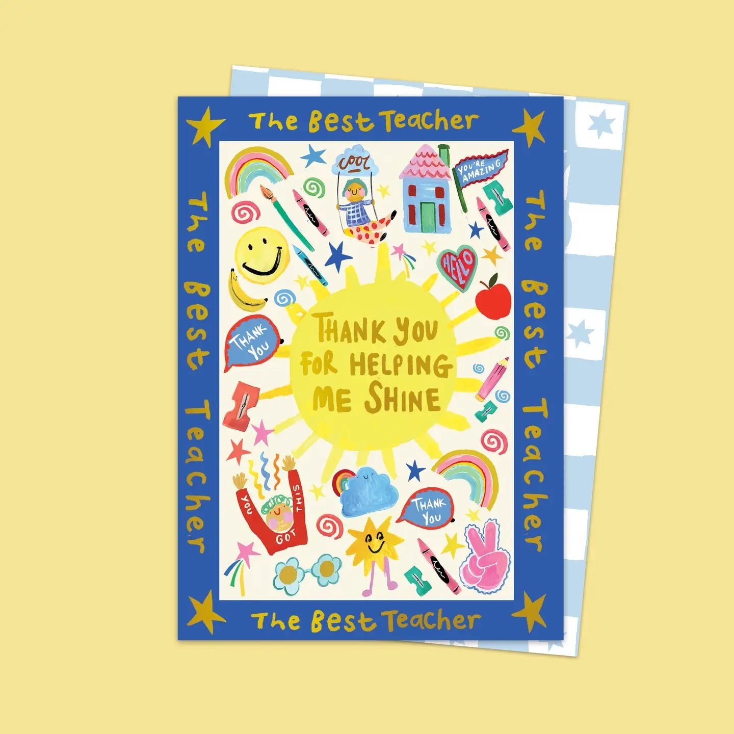 ‘Best Teacher’ Card - Simply Rye