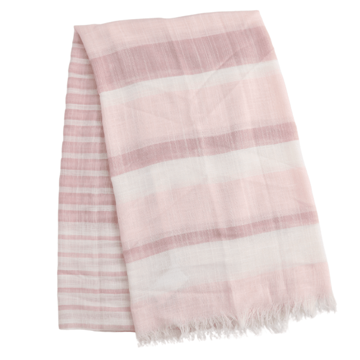 Block Stripes Lightweight Scarf - Simply Rye