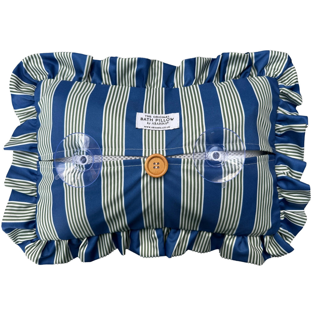 Blue & Green Striped Bath Pillow - Simply Rye