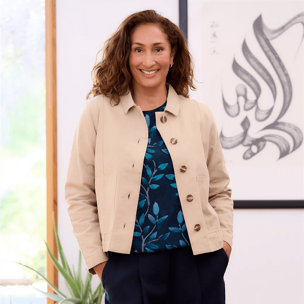 Boxy Cotton Twill Jacket - Stone - Simply Rye