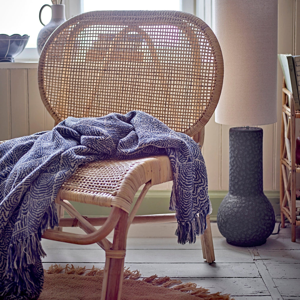 Bresso Throw - Blue - Simply Rye