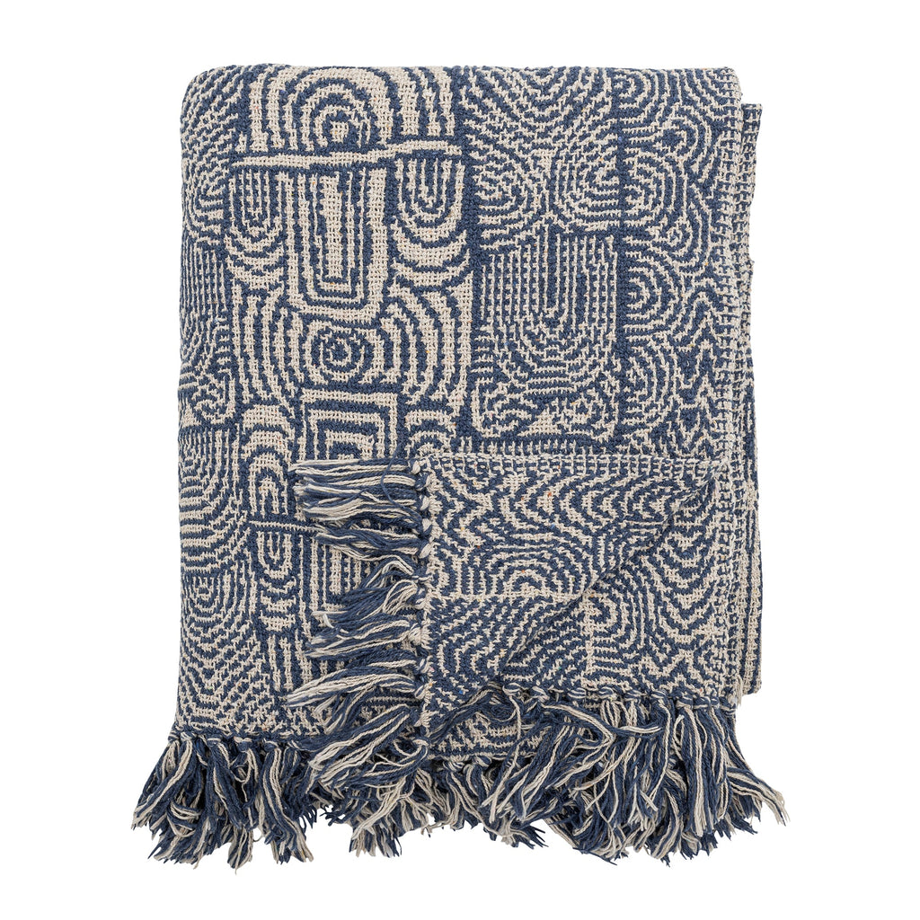 Bresso Throw - Blue - Simply Rye