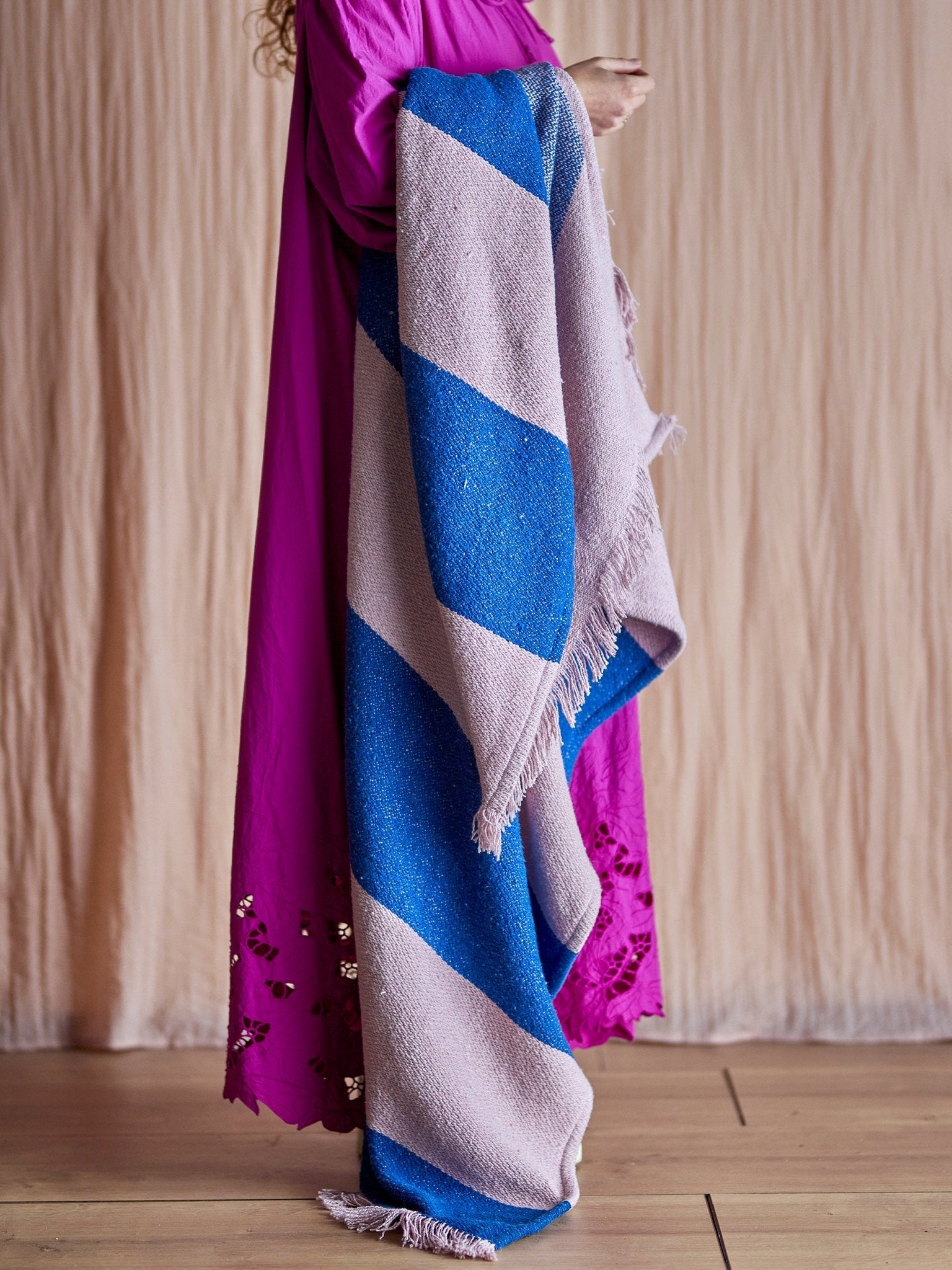 Cadeo Throw - Blue - Simply Rye