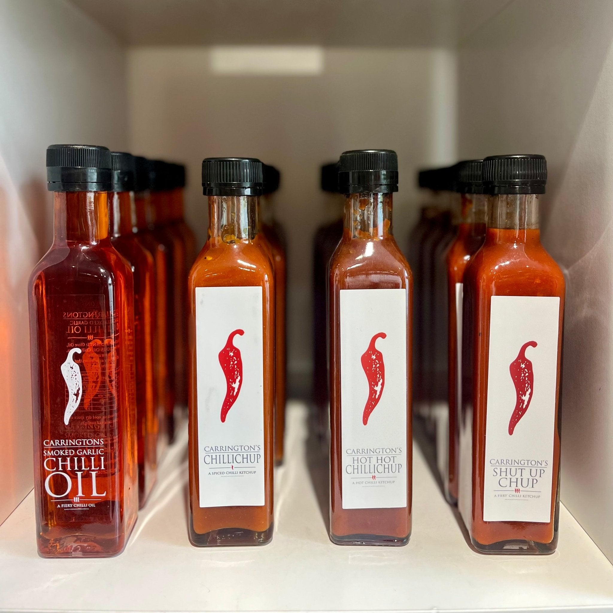 Carrington's Chilli Sauce Bottles - Simply Rye