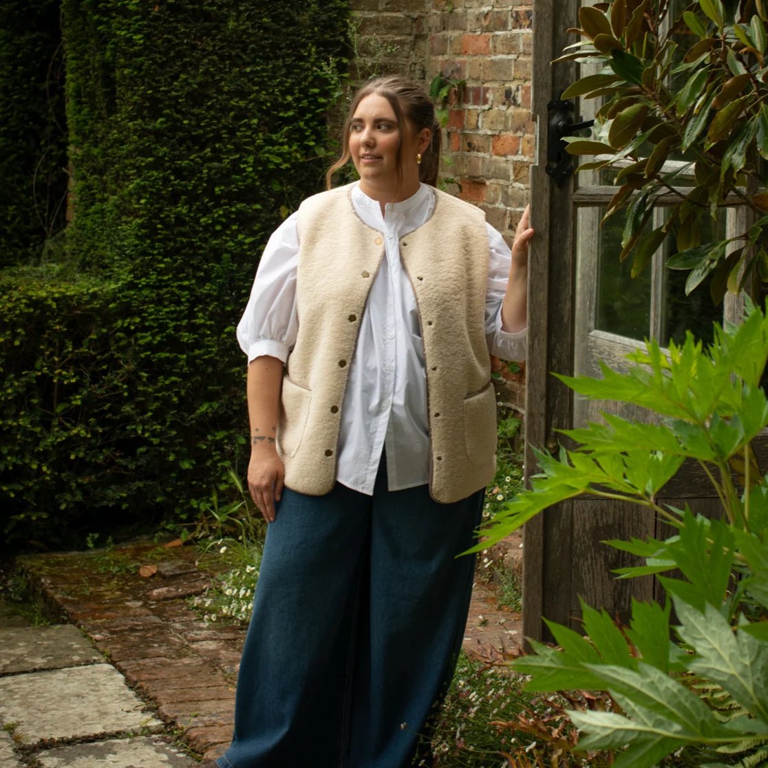 Chalk Abby Gilet - Polar - Simply Rye