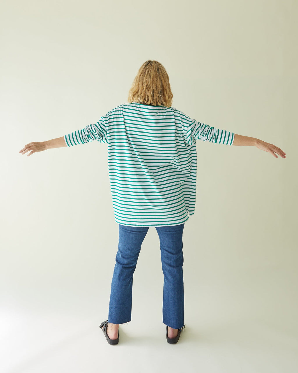 Chalk Bryony Stripe Top - Cobalt Blue - Simply Rye