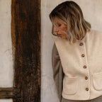 Chalk Demi Gilet - Cream - Simply Rye