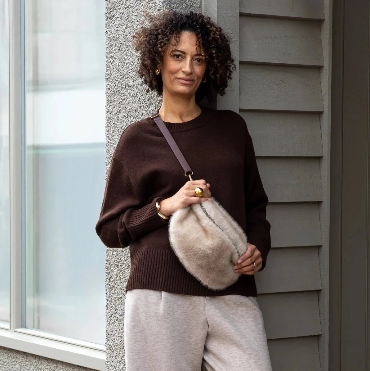 Chalk Devon Jumper - Chocolate - Simply Rye