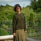 Chalk Devon Jumper - Forest Green - Simply Rye