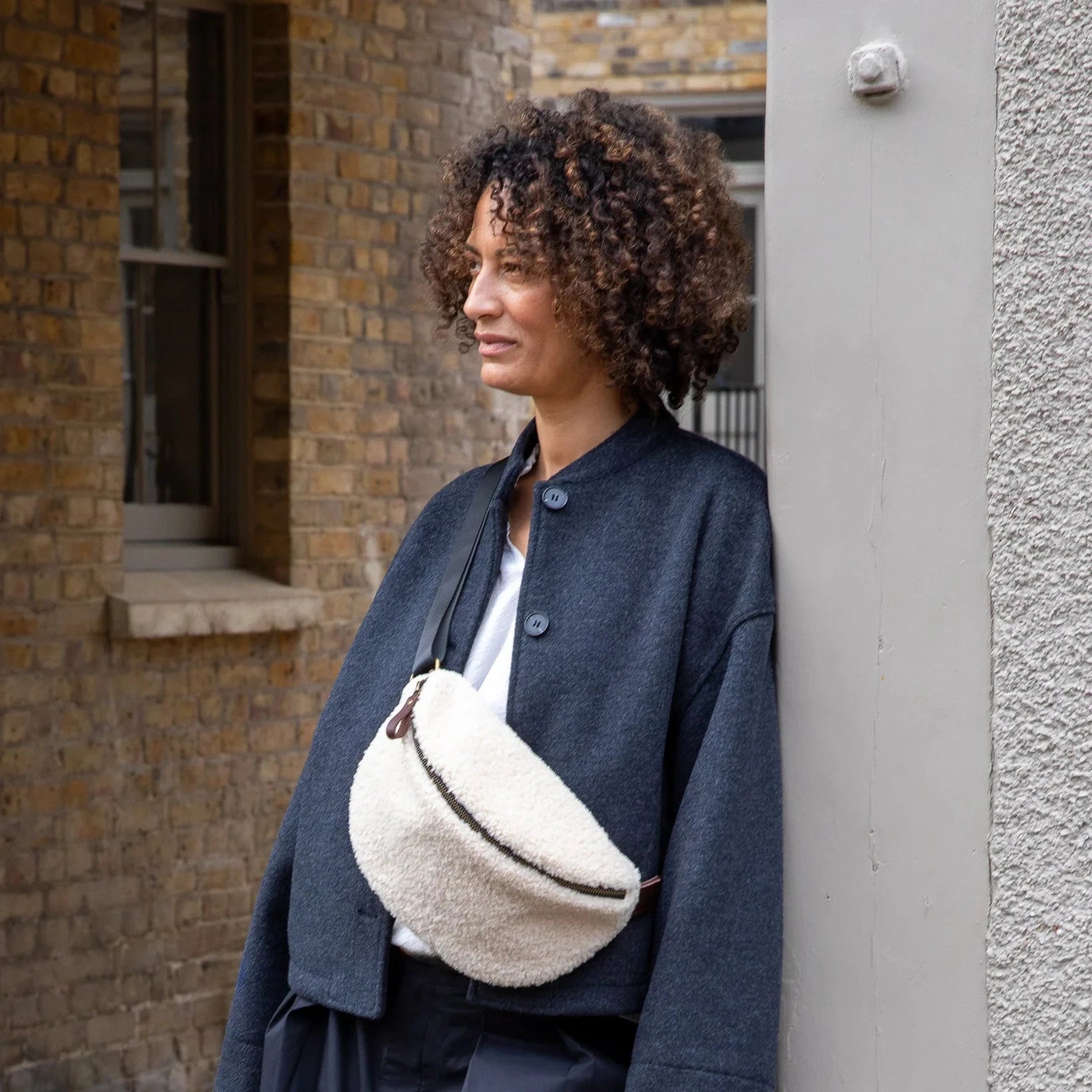 Chalk Fulham Sling Bag - Sherpa - Simply Rye