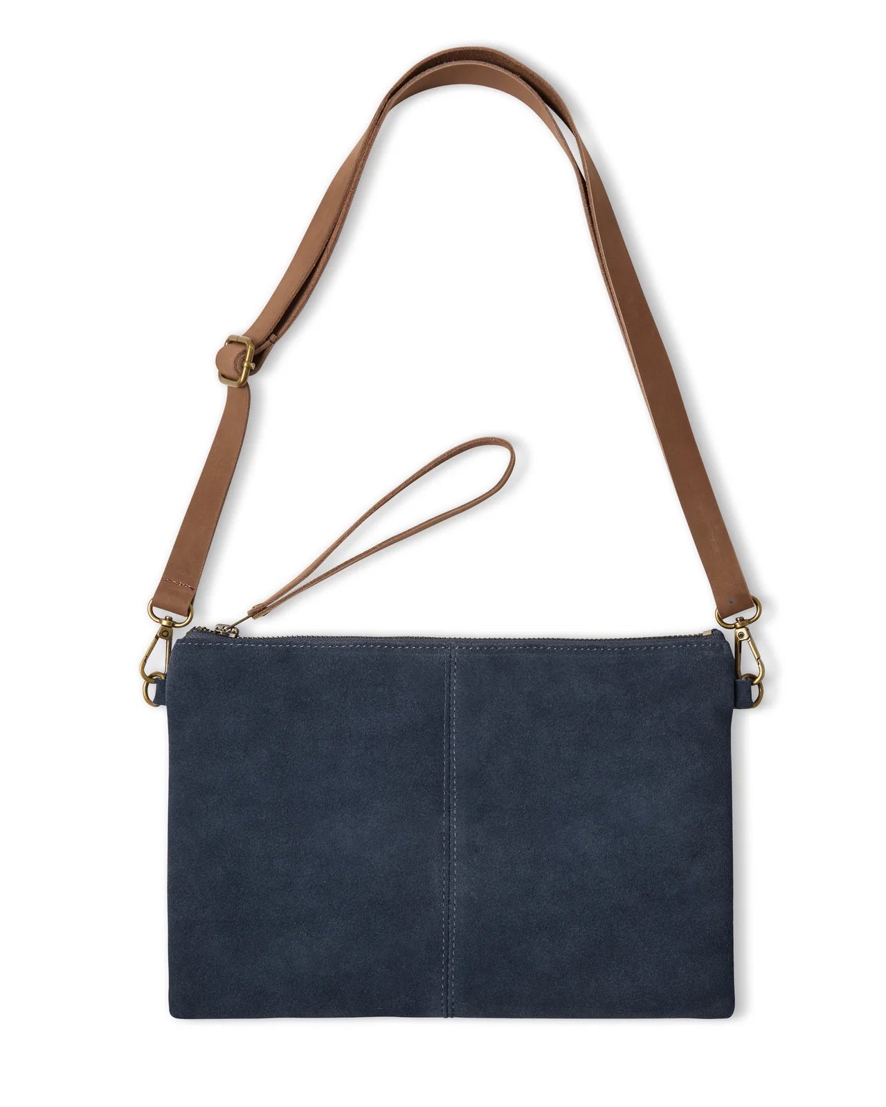 Chalk Hampstead Bag - Navy Suede - Simply Rye