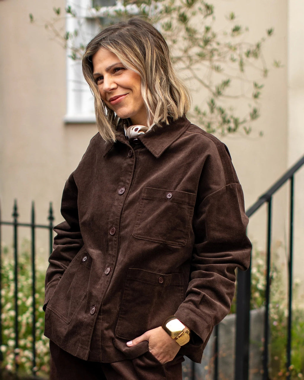 Chalk Lennie Jacket - Chocolate - Simply Rye