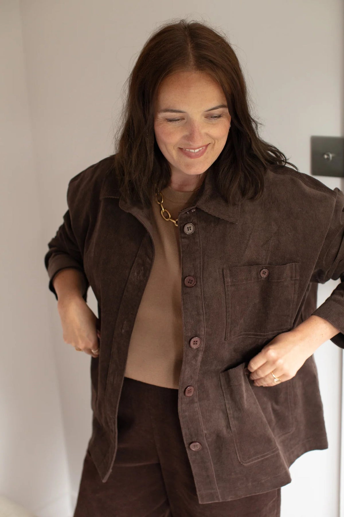 Chalk Lennie Jacket - Chocolate - Simply Rye