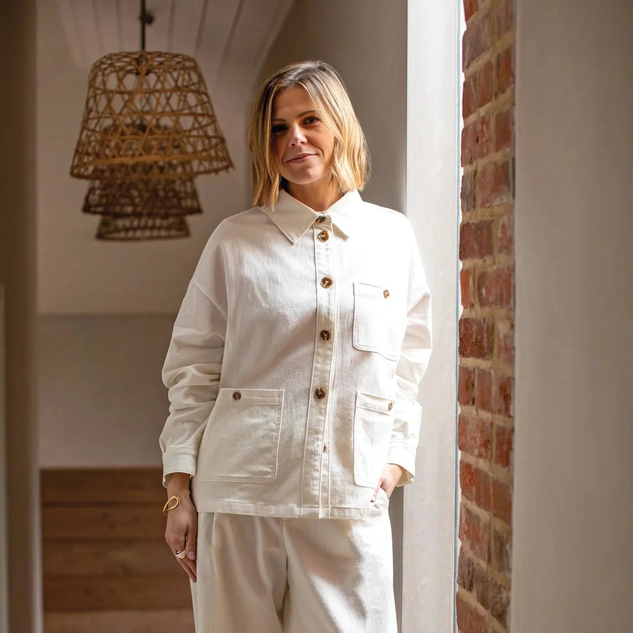 Chalk Lennie Jacket - Off White - Simply Rye