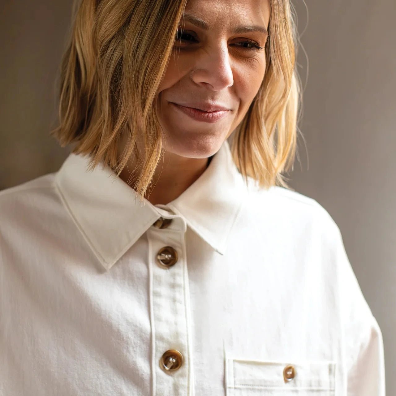 Chalk Lennie Jacket - Off White - Simply Rye