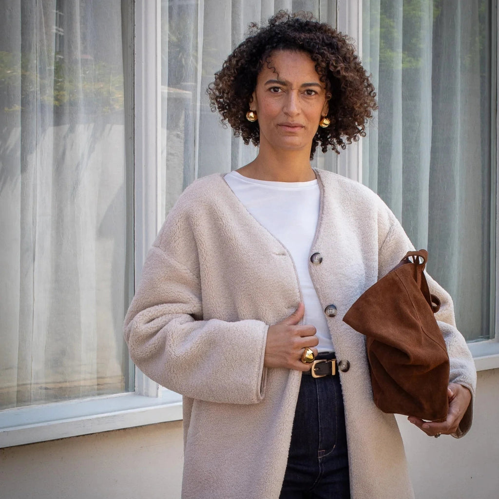 Chalk Maggie Coat - Cream - Simply Rye