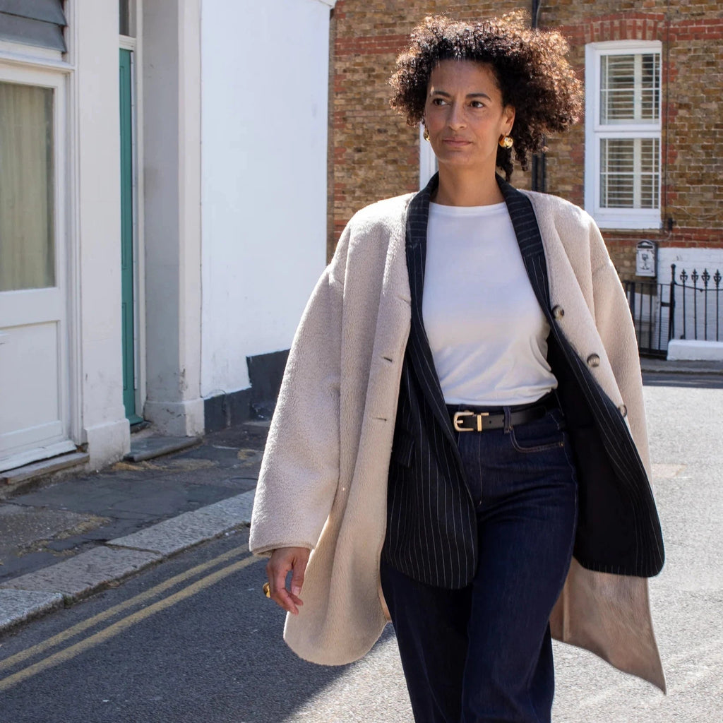 Chalk Maggie Coat - Cream - Simply Rye