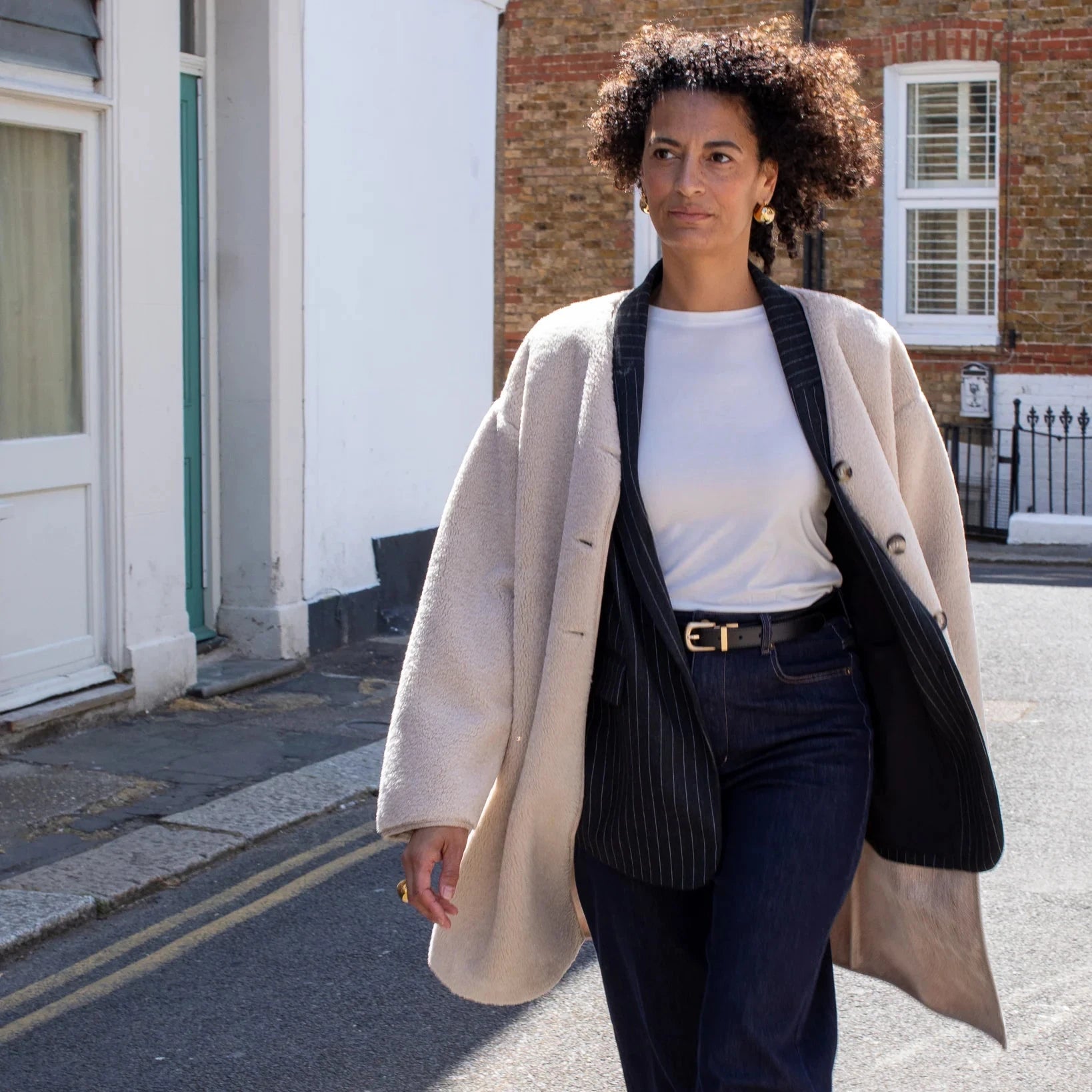 Chalk Maggie Coat - Cream - Simply Rye