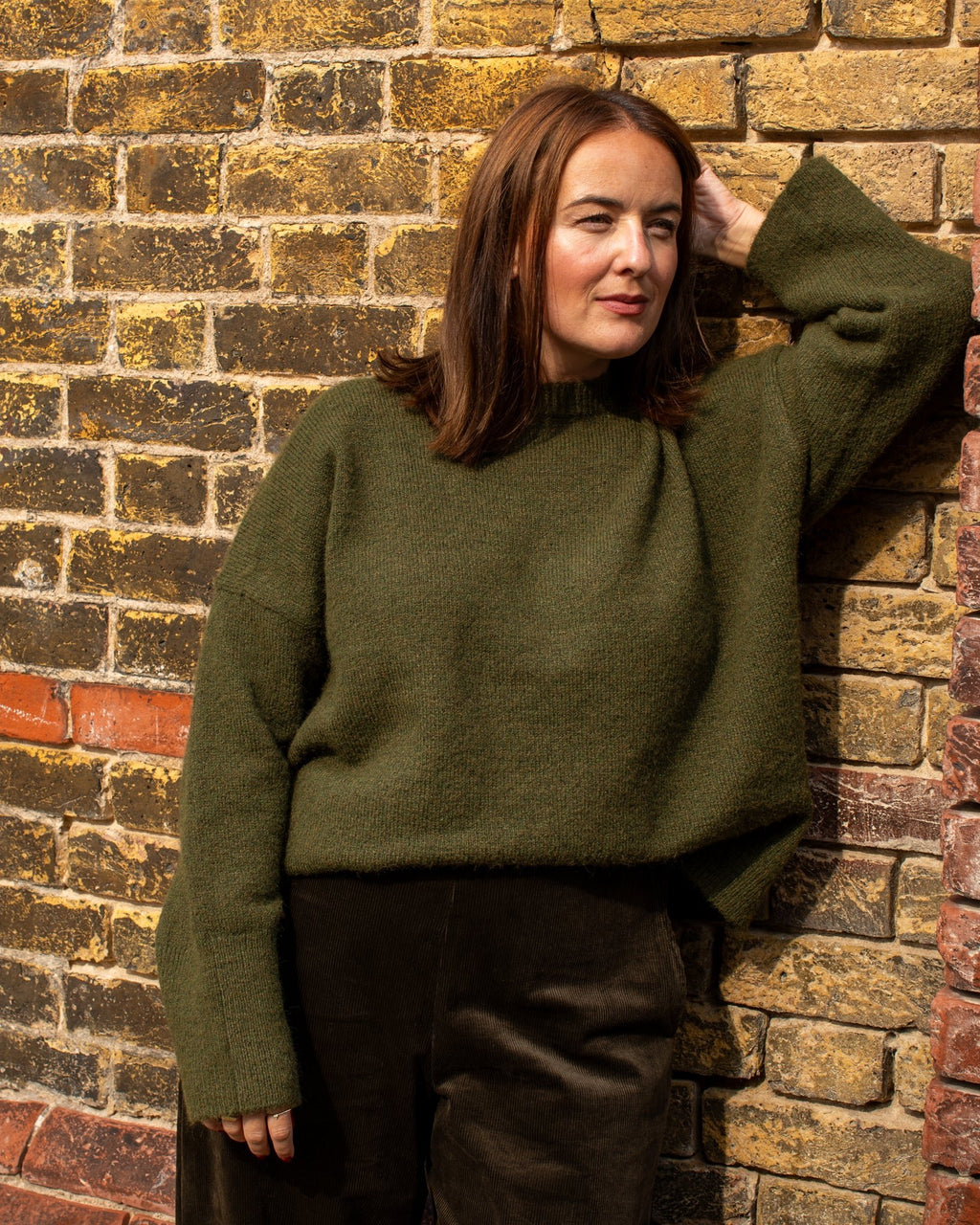Chalk Martine Jumper - Green - Simply Rye