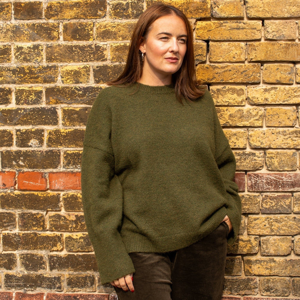 Chalk Martine Jumper - Green - Simply Rye