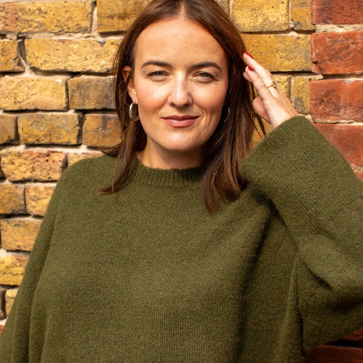 Chalk Martine Jumper - Green - Simply Rye