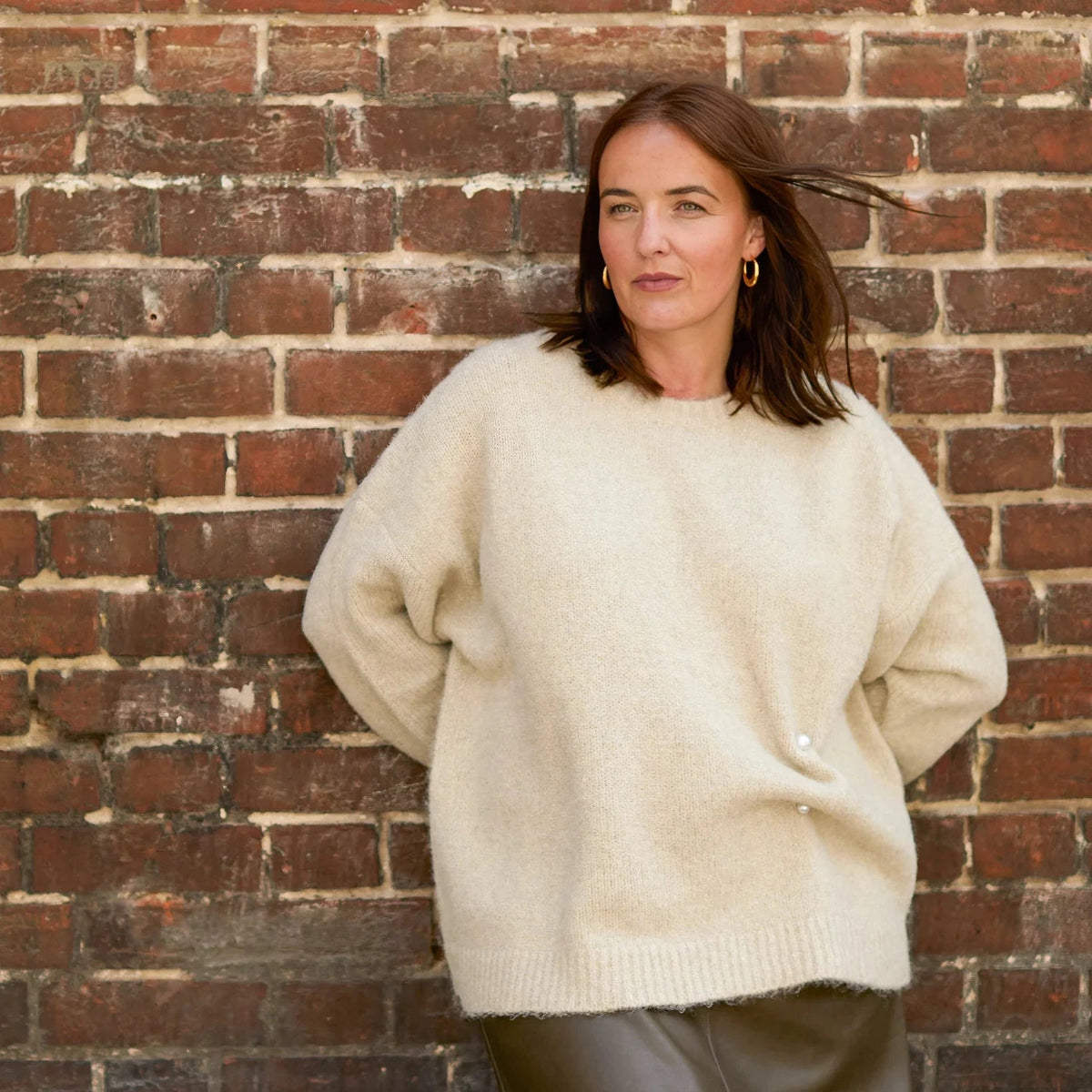 Chalk Martine Jumper - Oyster - Simply Rye