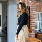 Chalk Monica T-Shirt - Black - Simply Rye