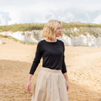 Chalk Monica T-Shirt - Black - Simply Rye