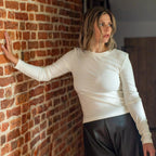 Chalk Nancy Top - Ivory - Simply Rye