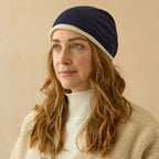 Chalk Pixie Hat - Navy/Cream - Simply Rye