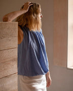 Chalk Ruth Top - Blue - Simply Rye