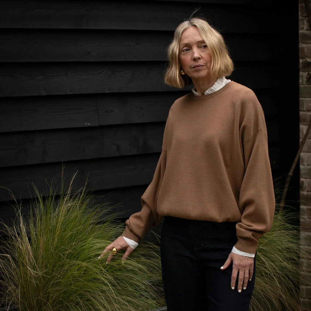 Chalk Uma Jumper - Brick - Simply Rye