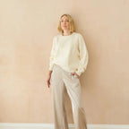 Chalk Uma Jumper - Vanilla - Simply Rye