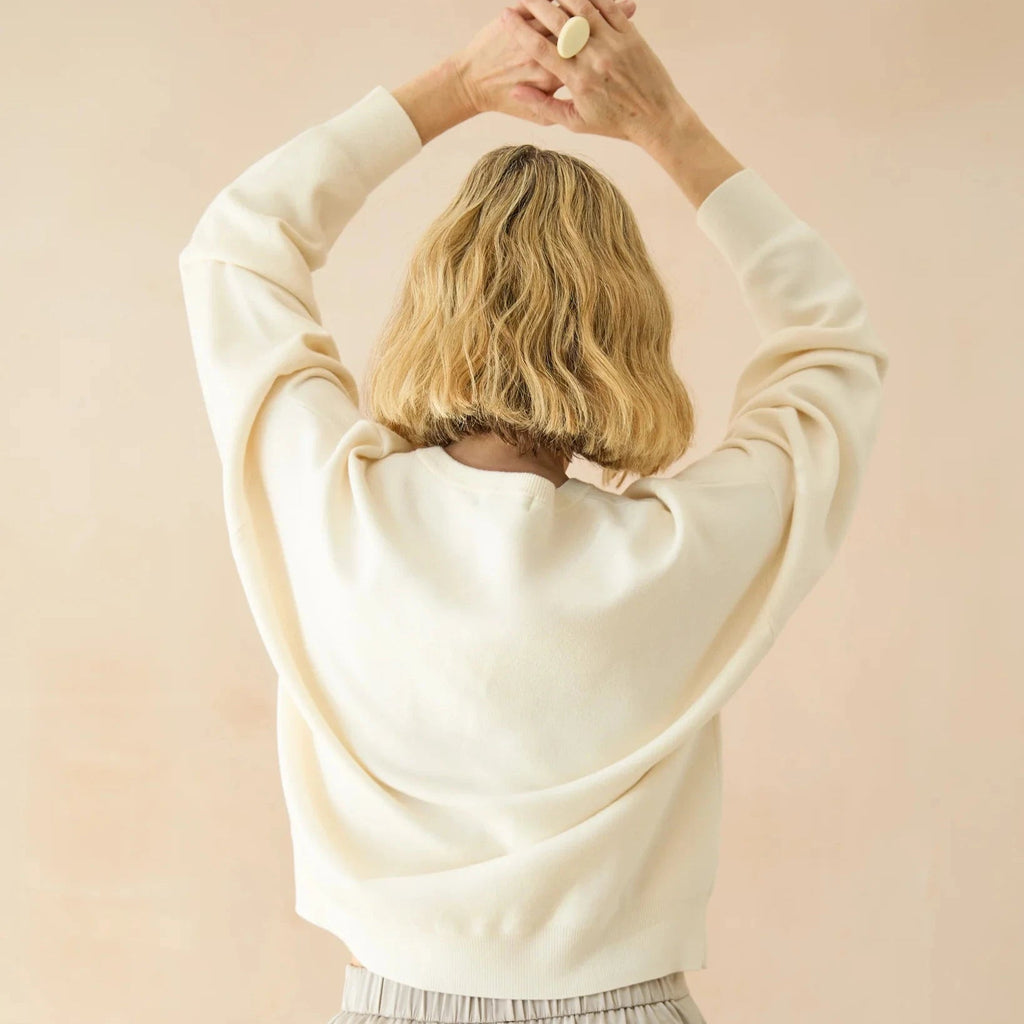Chalk Uma Jumper - Vanilla - Simply Rye